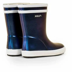 Clearance Aigle Bottes De Pluie Baby Flac Irisées | Bleu nuit