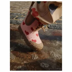 Konges Sløjd Bottes de Pluie Thermo Cœurs | Rose