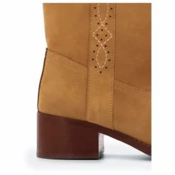 Socque Paris Bottes Dune Nubuck ||Femme Boots, Bottes
