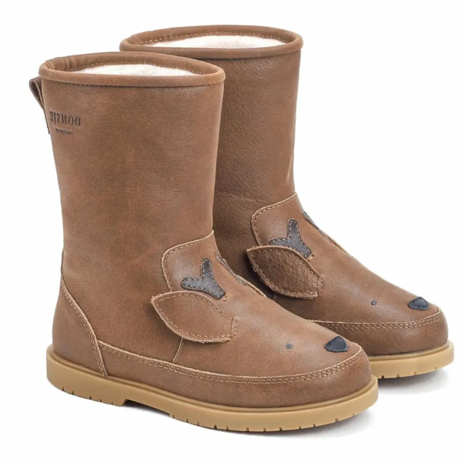 Hot Donsje Bottes Fourrées Wadudu Cerf | Taupe
