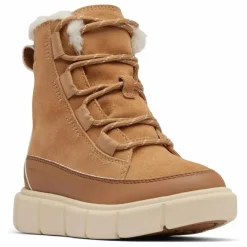 New Sorel Bottes Imperméables Explorer III Lacets Junior | Camel