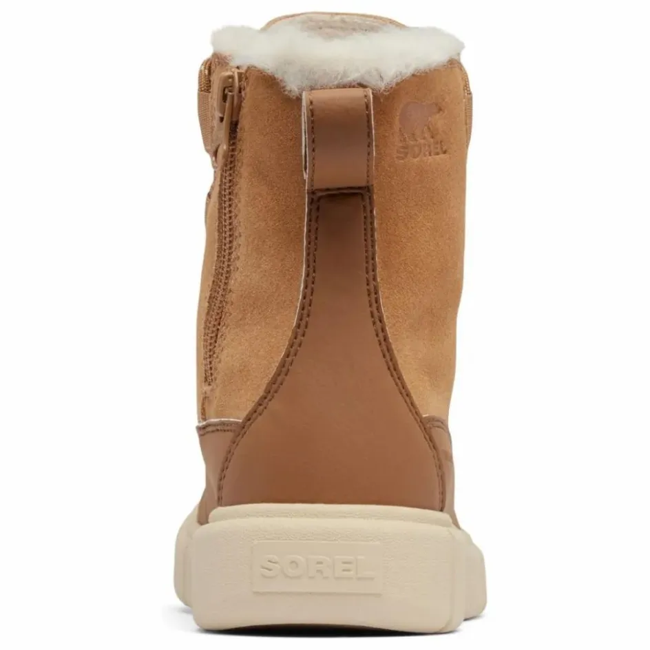 New Sorel Bottes Imperméables Explorer III Lacets Junior | Camel