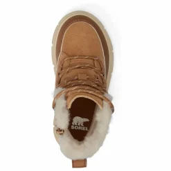 New Sorel Bottes Imperméables Explorer III Lacets Junior | Camel
