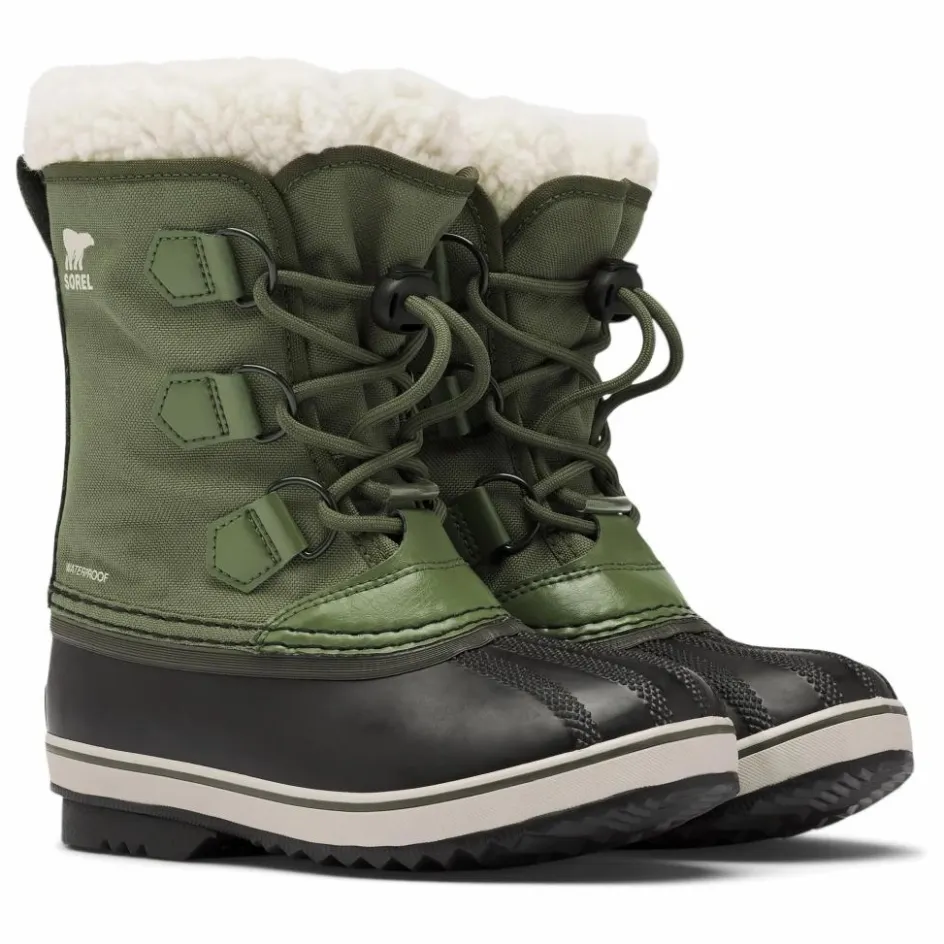 Outlet Sorel Bottes Imperméables Yoot Pac Nylon Junior | Vert kaki