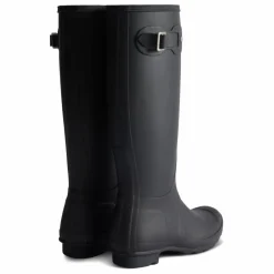 Sale Hunter Bottes Original Tartan Caoutchouc | Noir