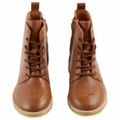 New Emile et Ida Bottines à Lacets Cuir | Camel