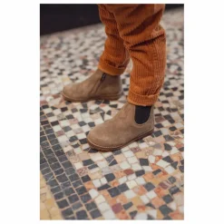 Enfant Pom d'Api Boots, Bottes*Bottines Bob Jod Zip Velours |