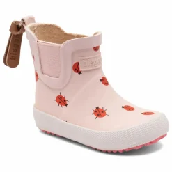 Clearance bisgaard Bottines de Pluie Baby Rubber Coccinelles | Rose pâle