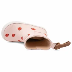 Clearance bisgaard Bottines de Pluie Baby Rubber Coccinelles | Rose pâle