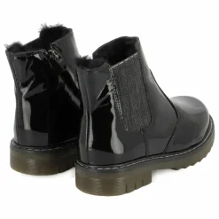 Pom d'Api Bottines Sid Jod Zip Fur Vernis | Noir