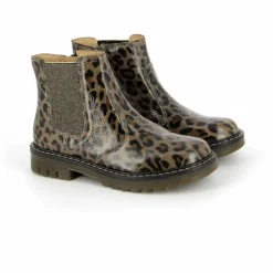 Pom d'Api Bottines Sid Jodzip Leopard ||Enfant Boots, Bottes|Boots, Bottes