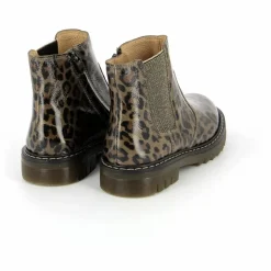 Pom d'Api Bottines Sid Jodzip Leopard ||Enfant Boots, Bottes|Boots, Bottes