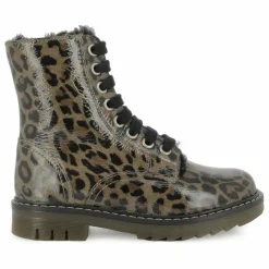 Enfant Pom d'Api Boots, Bottes|Boots, Bottes*Bottines Sid Ranger Fur Leopard |