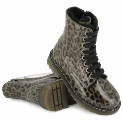 Enfant Pom d'Api Boots, Bottes|Boots, Bottes*Bottines Sid Ranger Fur Leopard |