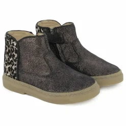 Best Pom d'Api Bottines Trix Back Velours | Noir