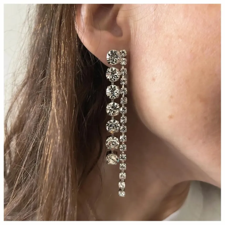 Perrine Taverniti Boucles d'Oreilles Asymétriques Alma ||Femme Boucles D'Oreilles