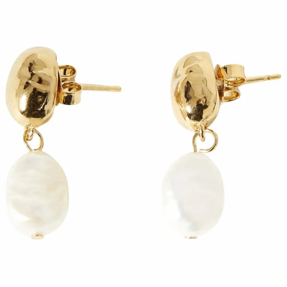 Hot Louise Damas Boucles d'Oreilles La Perle | Doré