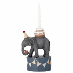 Bloomingville Mini Bougeoir Eléphant Flor|Enfant Objets Déco, Miroirs Enfant