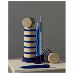 Clearance Bougie Column à Rayures | Homme Bougies, Senteurs|Bougies, Senteurs