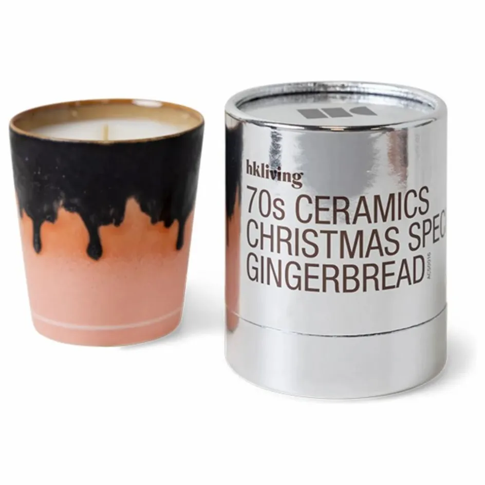 Homme HKliving Bougies, Senteurs|Bougies, Senteurs*Bougie en grès Gingerbread