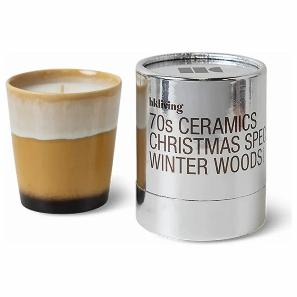 New Bougie en grès Winter Woods Homme Bougies, Senteurs|Bougies, Senteurs