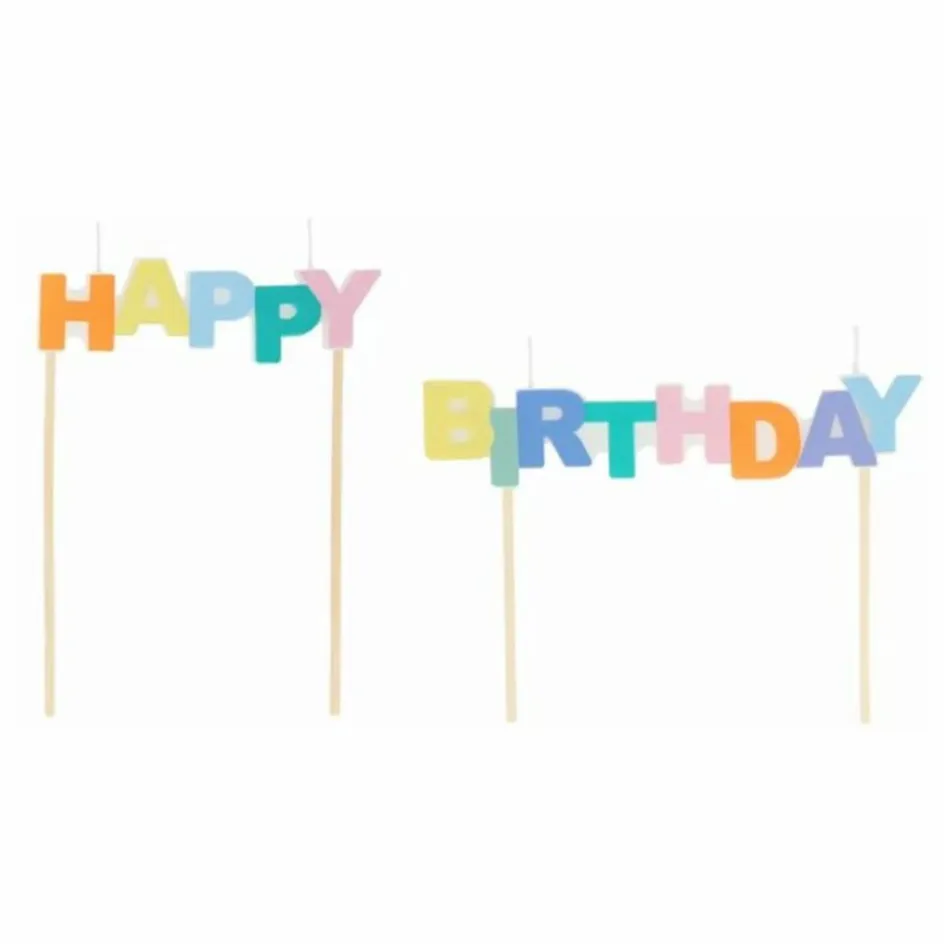 Sale Meri Meri Bougie Happy Birthday Multicolore