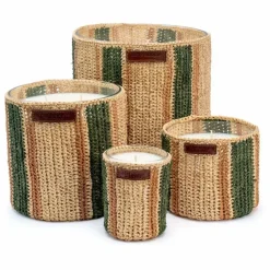 Sale Côté Bougie Bougie Raphia Maya - Menthe & Thé Non teinté