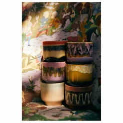 HKliving Bougie 70s ceramics Tulum ||Homme Bougies, Senteurs|Bougies, Senteurs