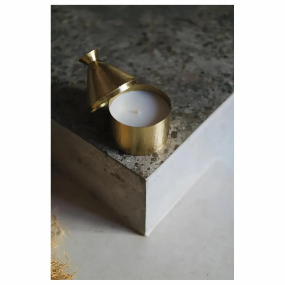 Discount Côté Bougie Bougie Tajine Maillechort - Forêt de Sapin Non teinté