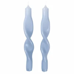 Broste Copenhagen Bougie torsadée Twist - Set de 2 || Bougies, Senteurs