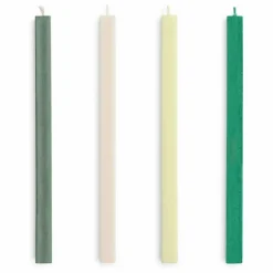 Hay Bougies carrées - Set de 4 ||Homme Bougies, Senteurs|Bougies, Senteurs