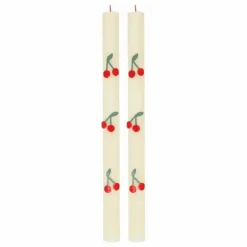 Homme Meri Meri Bougies, Senteurs|Bougies, Senteurs*Bougies Cherry - Set de 2