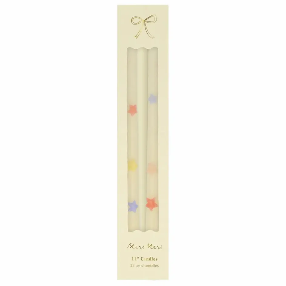 Meri Meri Bougies Etoiles - Set de 2|Homme Bougies, Senteurs|Bougies, Senteurs