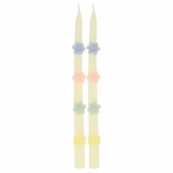 Best Bougies Fleurs - set de 2 | Enfant Décoration De Fête