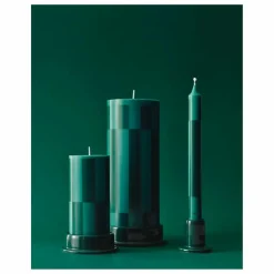 Hot Hay Bougies Pattern - Set de 4 | Vert
