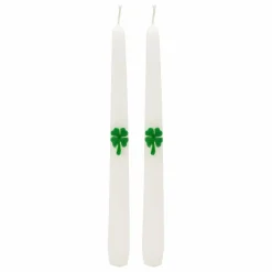Discount Anna + Nina Bougies trèfle Shamrock - Set de 2 | Vert