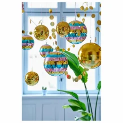 Best Rice Boule décorative disco | Doré