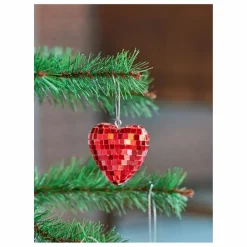 Rice Boule de Noël Disco Cœur ||Enfant Décoration De Fête