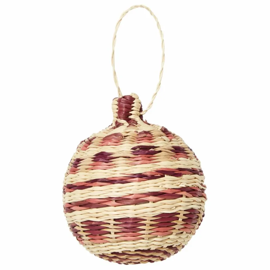 Hot Ames Boule de noël Jipi en rotin Multicolore