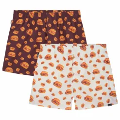 Homme Pockies Sous-Vêtements*Boxers Burger Pack 2 |
