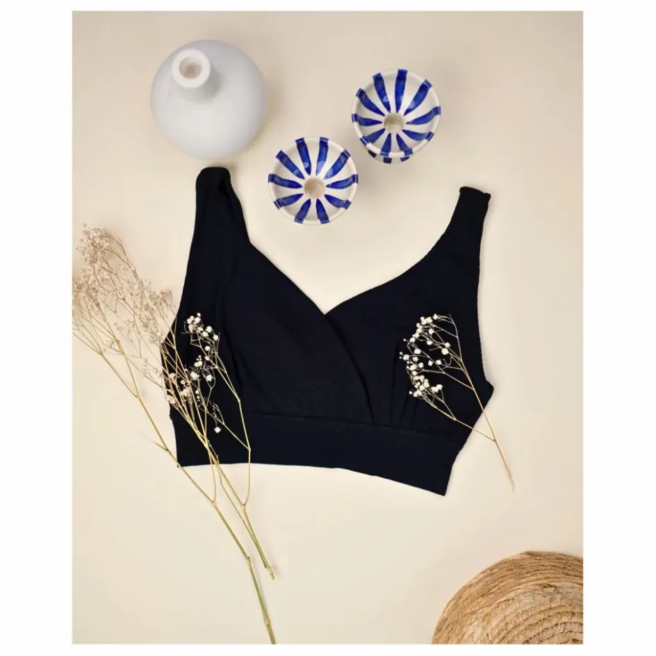 New Mama Hangs Brassière d'allaitement | Noir