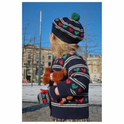 Béret Belou Coeurs Coton Bio | Enfant Accessoires De Mode|Accessoires