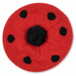 Béret Coccinelle Laine Mérinos | Enfant Accessoires De Mode|Accessoires