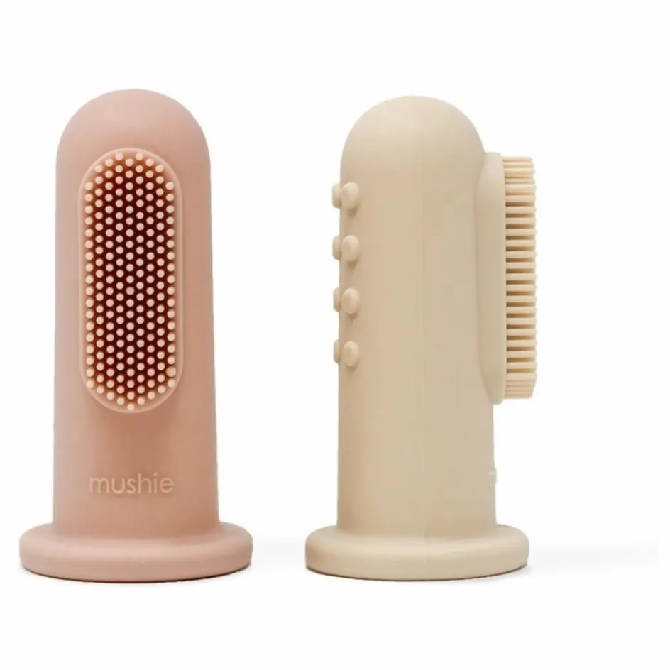 Enfant Mushie Soins Du Corps|Soins Du Corps*Brosses à dents bébé - Set de 2 |