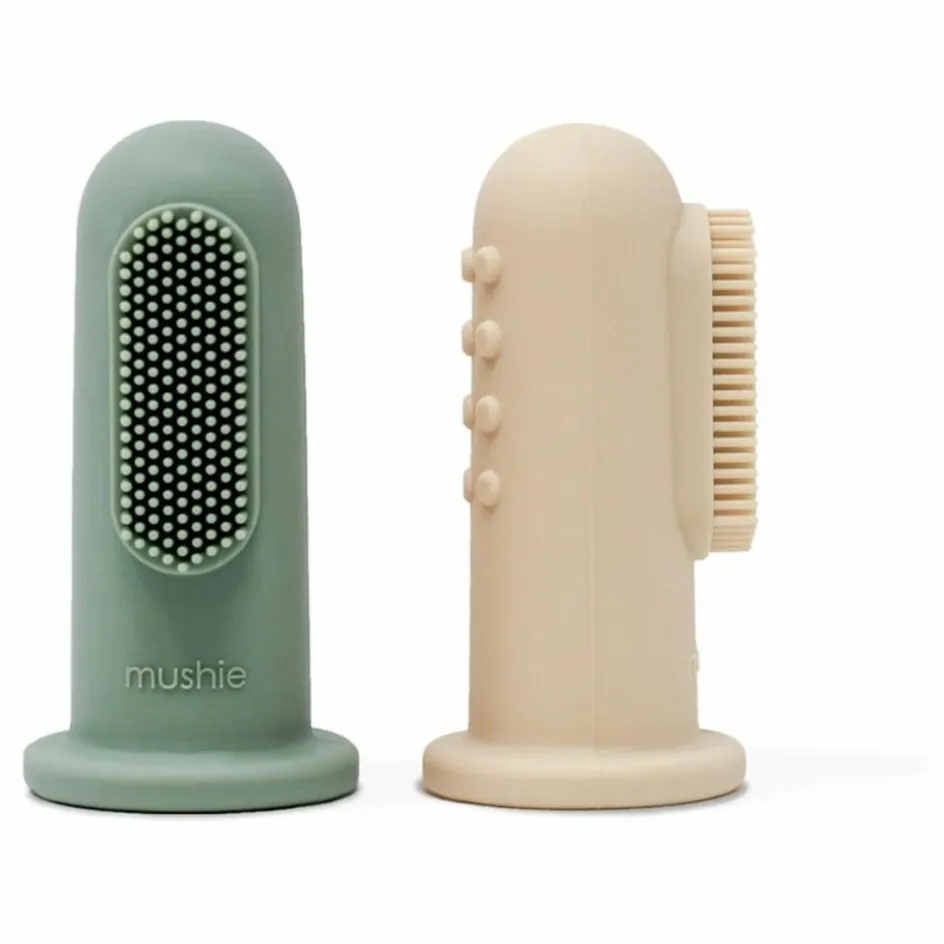 Mushie Brosses à dents bébé - Set de 2 ||Enfant Soins Du Corps|Soins Du Corps