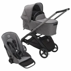 Bugaboo Poussettes|Puériculture*Dragonfly Poussette citadine complète châssis graphite |