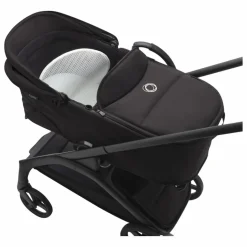 Bugaboo Dragonfly Poussette citadine complète châssis noir | Vert forêt