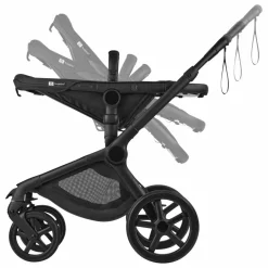 Online Bugaboo Fox 5 Renew - Poussette tout-terrain complète châssis noir | Blanc