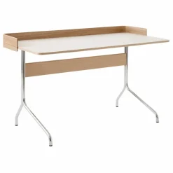 & Tradition Tables, Bureaux*Bureau Pavilion AV17, piètement chromé |