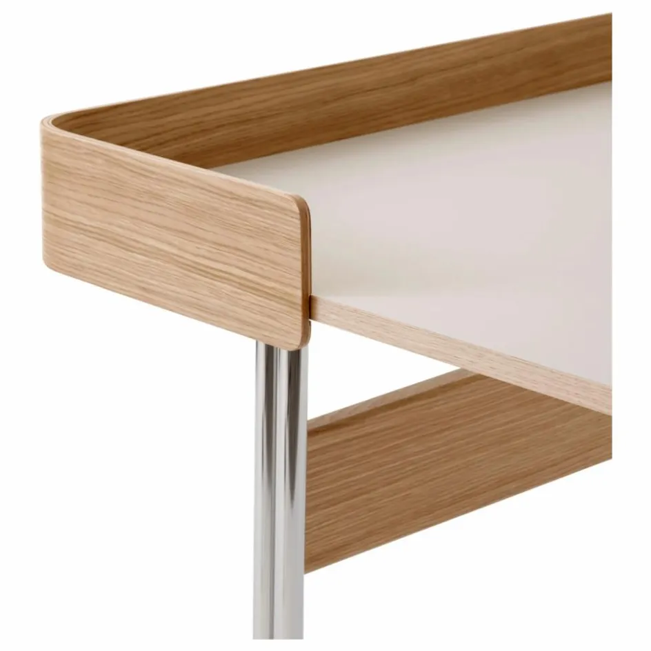 & Tradition Tables, Bureaux*Bureau Pavilion AV17, piètement chromé |